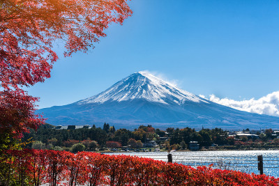 富士山秋色，日本
