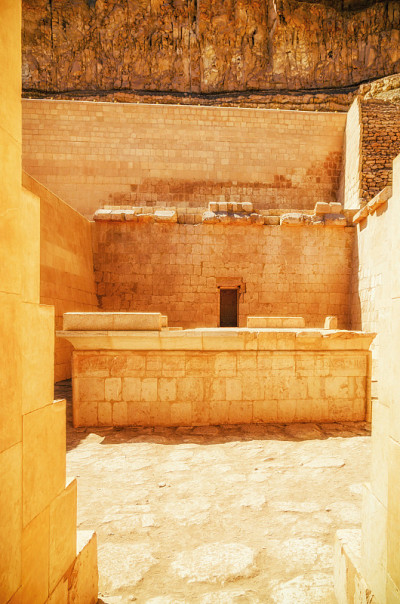 埃及。卢克索。Deir el-Bahari (Deir el-Bahri)。哈特谢普苏特的太平间神殿