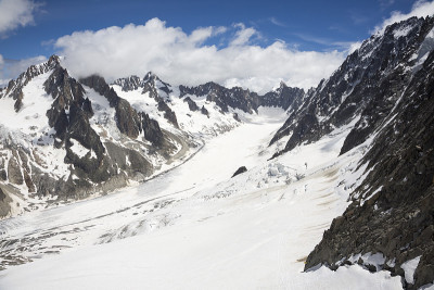 从Aiguille des grandes Montets (argentiere,Chamonix