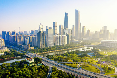 中国广东省广州市的城市风景