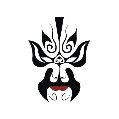 京剧是古人的面具