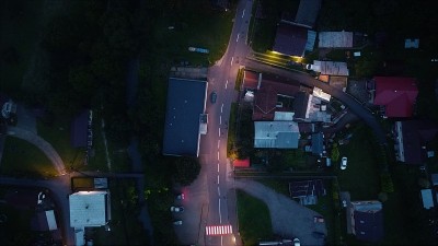 路无人机视频