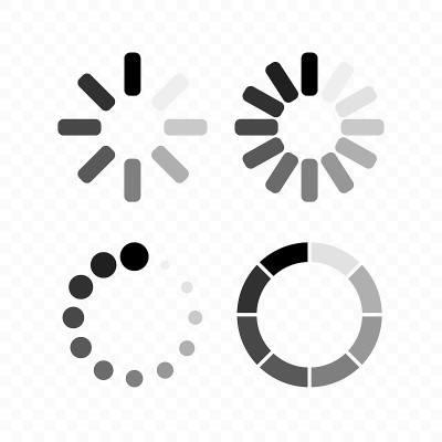 加载图标。负载。加载矢量图标，隔离。加载矢量图标。矢量图