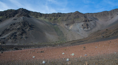 Haleakalā国家公园的火山景观