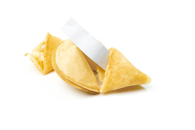 幸运饼干与空白白纸