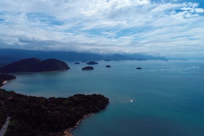 Paraty，巴西里约热内卢鸟瞰图