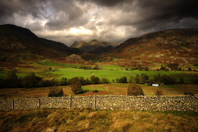 小Langdale和Langdale pike