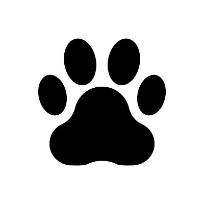 猫爪印图标符号