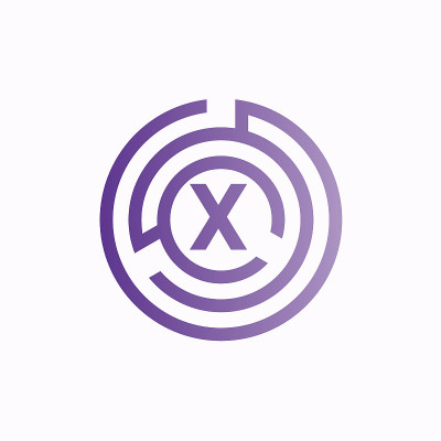网眼首字母X图标设计