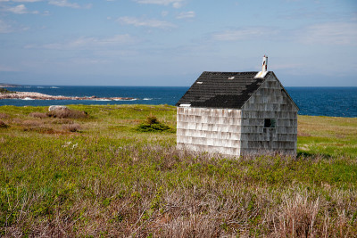 新斯科舍海岸的海滩小屋