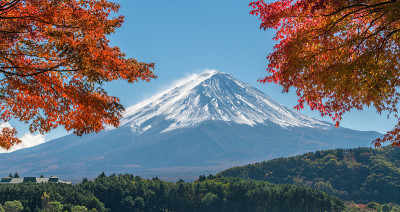 富士山秋色，日本