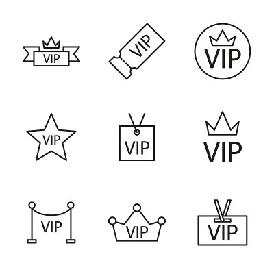 向量vip图标的集合