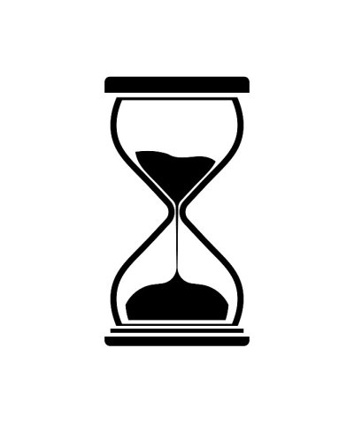Hourglass icon. Hourglass Timer Sand as Countdown 