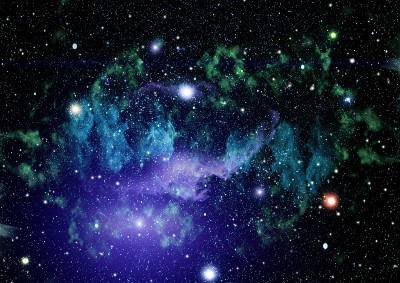 外太空。高清晰度星场背景