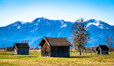 附近的景观benediktbeuern - Bavaria