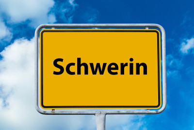 德国Schwerin城市标识
