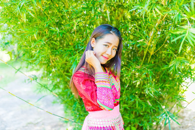 Mhong hill部落妇女