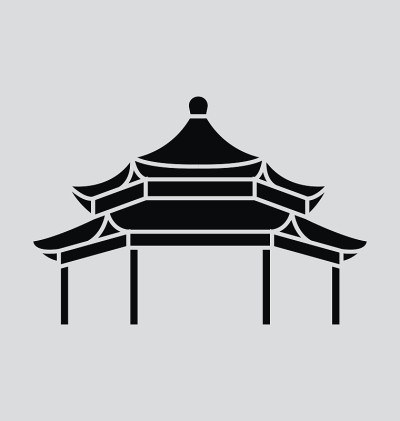 颐和园，北京立体矢量插图