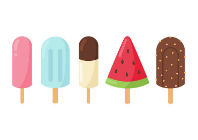 Cute ice cream bar set