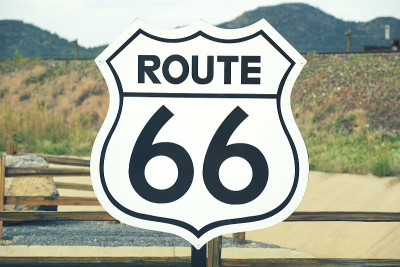 66号公路标志