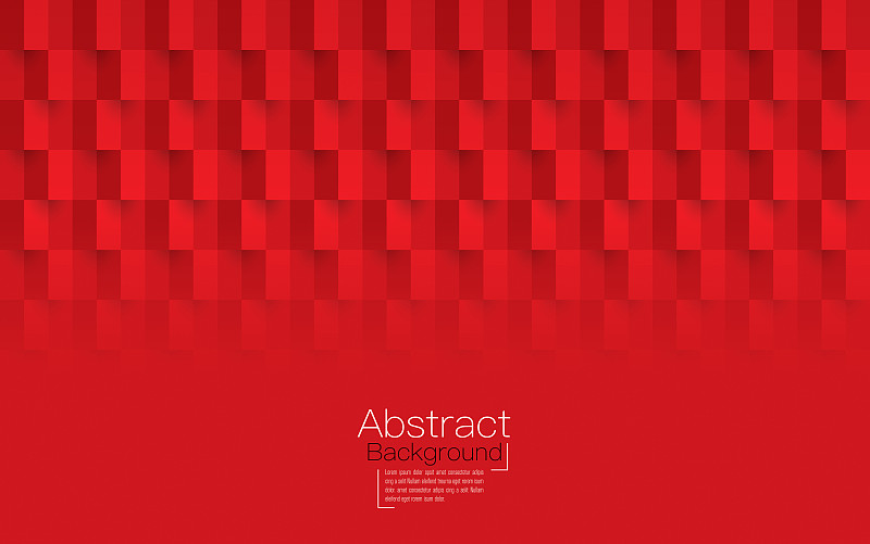 Red abstract background vector.