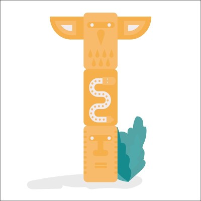 Wooden totem