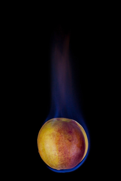 桃子着火了