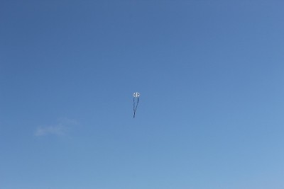 风筝在天空。