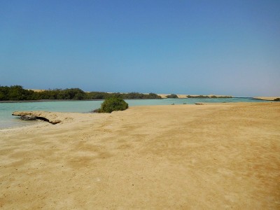拉斯穆罕默德国家公园的海景