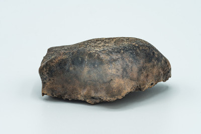 Chondrite Meteorite isolated, a piece of rock form