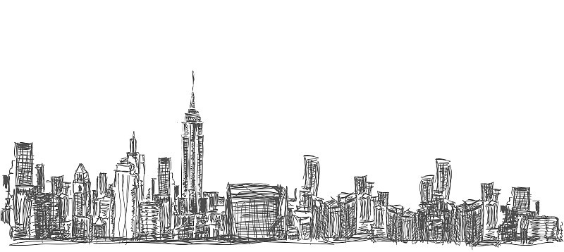 插图绘画艺术建筑。设计理念和概念创意。