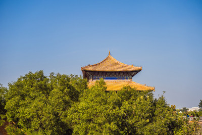 中国北京紫禁城的古代皇家宫殿