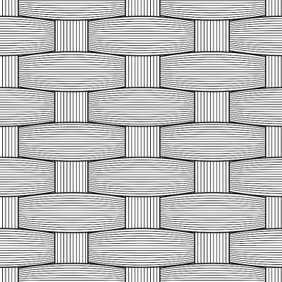 编织物绘画。只有黑色的透明背景。