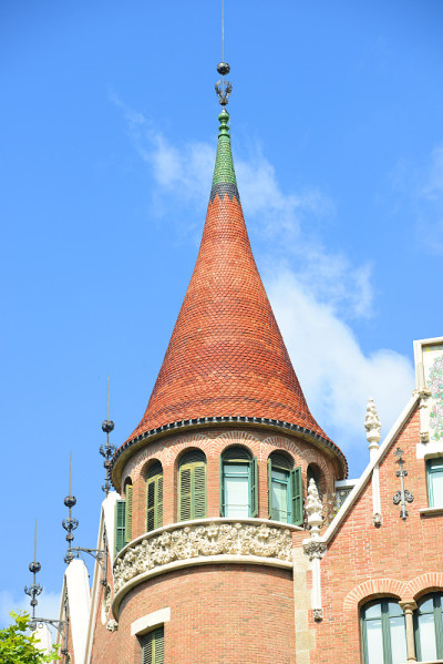 Casa Terrades, eiexample区，巴塞罗那，西班牙