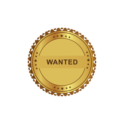 Stamp Sticker Wanted