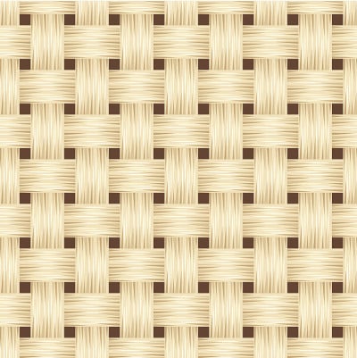 柳条纹理。向量无缝的背景。
