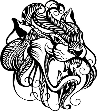 部落龙纹身