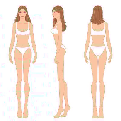 女性时尚人物模板