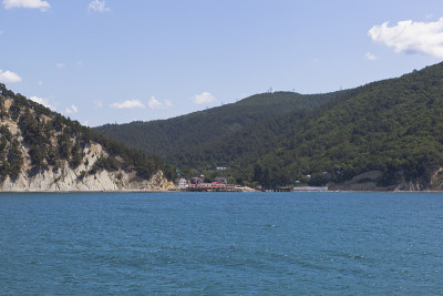 从海滩上看德占浩特度假村