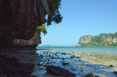 雷莱海滩低潮