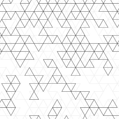 三角形的向量模式。