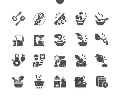 Kitchen 2 Well-crafted Pixel Perfect Vector Solid 