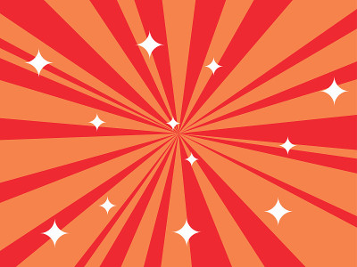 星形和集中线条壁纸