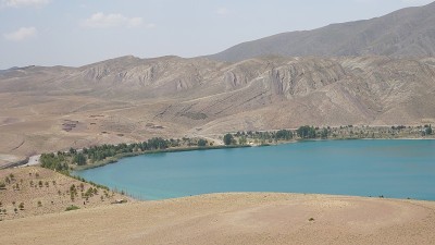 自然全景与山区拉克德提斯克湖