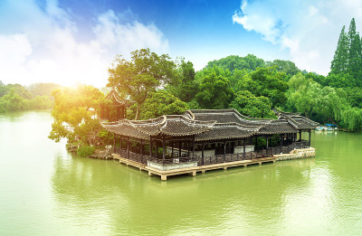 中国扬州瘦西湖