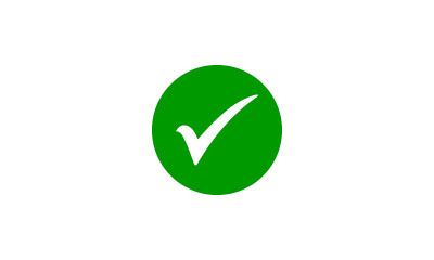 检查标记图标符号向量。计算机和移动矢量
