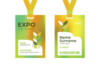 身份证EXPO模板