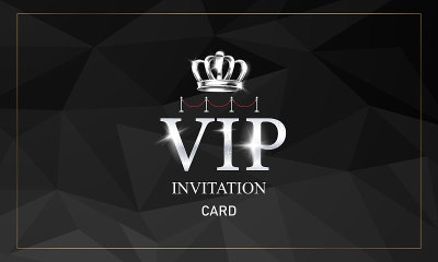 VIP派对高级请柬海报庆典派对赌博横幅背景。
