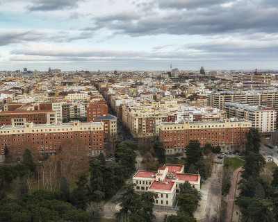 马德里观景台(Faro de Moncloa)，西班牙。