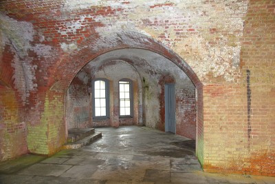Fort Point内部通道，旧金山